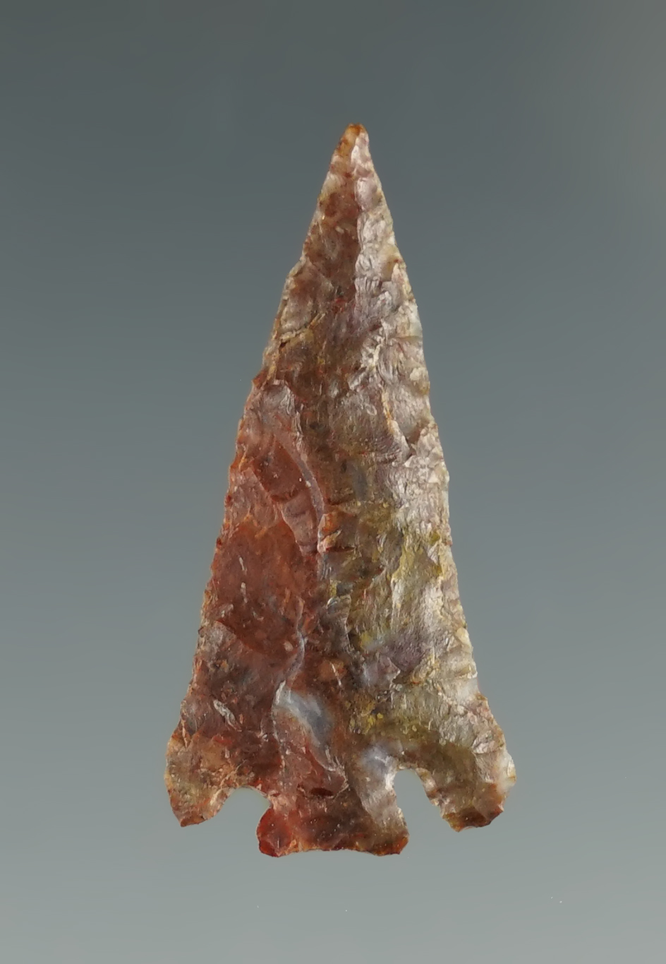 1 3/16" Rose Spring made from brown Agate. Found near the Columbia River, OR.