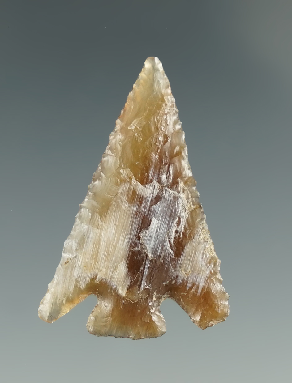 1 3/16" Columbia Plateau made from translucent caramel Agate.Columbia River, OR.