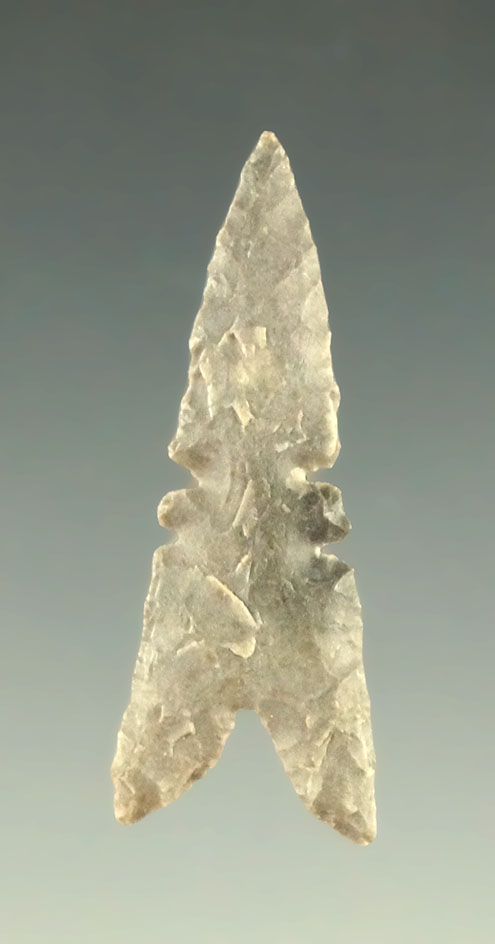 Well styled 1 5/16" Garza point found in South Texas.