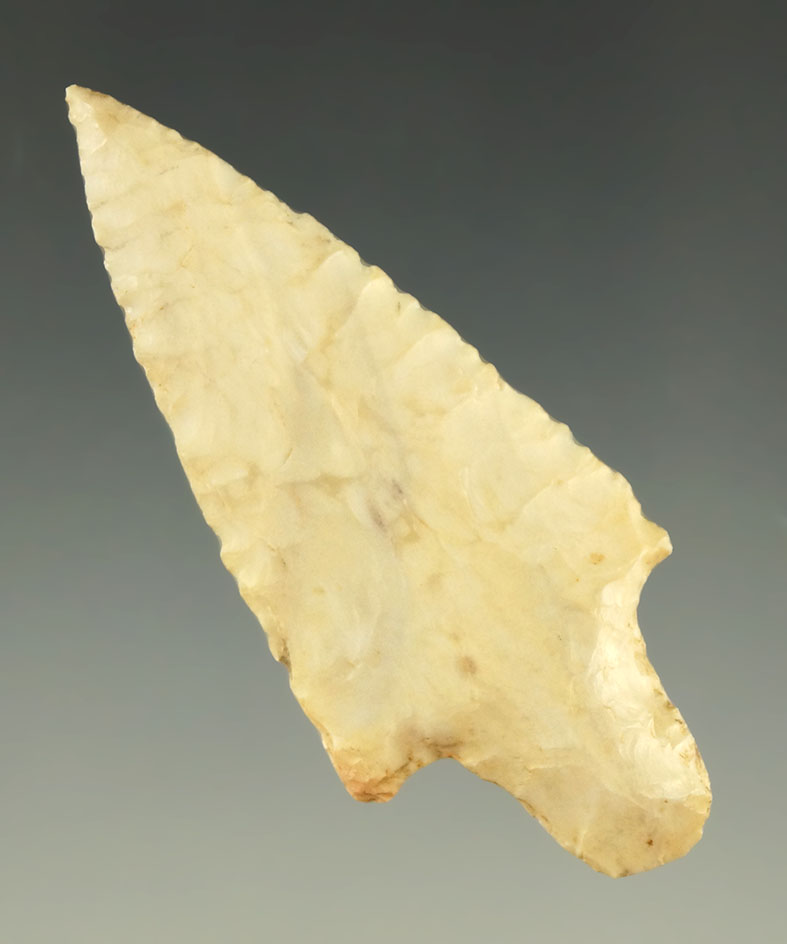 2 7/16" Waubessa made from attractive material found in Missouri.