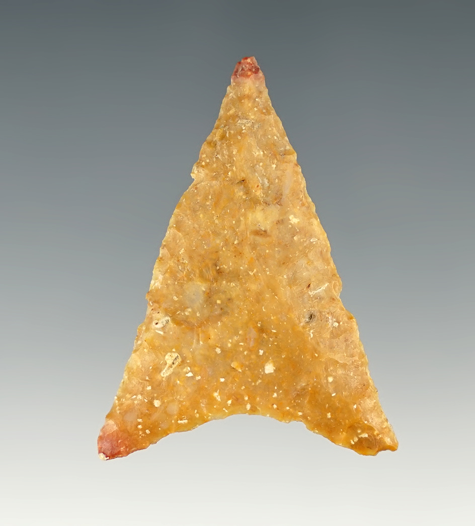 Fine 1 15/16" Triangle point found in the Eastern U.S.