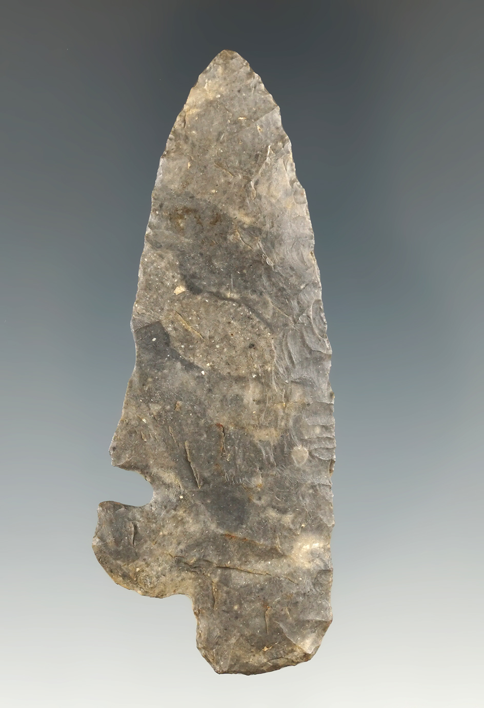 3" Corner Tang Knife found in Coryell Co., Texas, in the early 1900s.  Comes with a Roger COA.