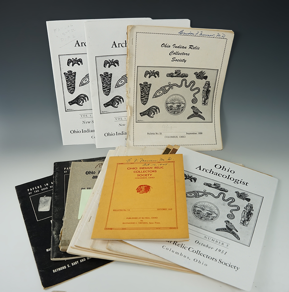 Set of 15 Assorted Magazines including Ohio Archaeologist, Ohio Indian Relic Collectors & more.