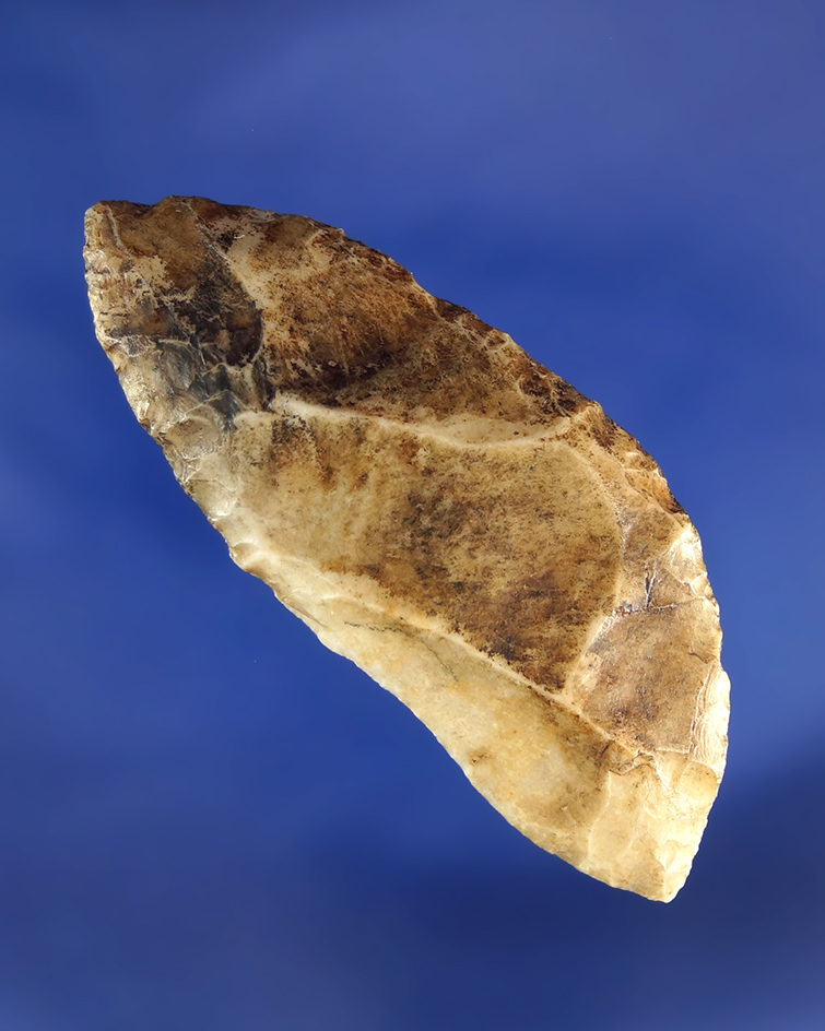 2 1/8" Uniface Paleo Knife found near the Columbia River. Rod Michel statement of provenance.