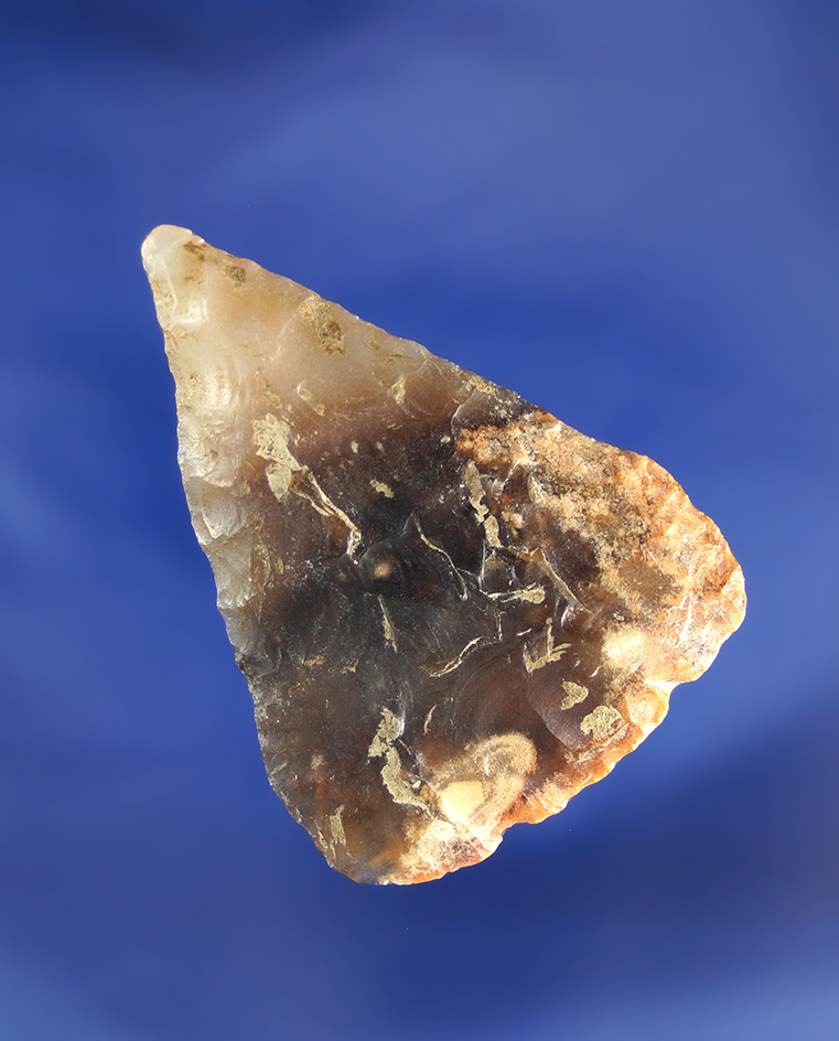 1 7/8" Plateau Pentagonal Knife - Agatized Wood found near the Columbia River. Stermer COA.