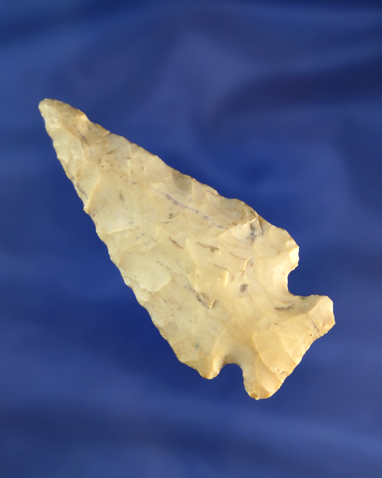 2 11/16" Flint Ridge Flint Cornernotch found in Ohio.