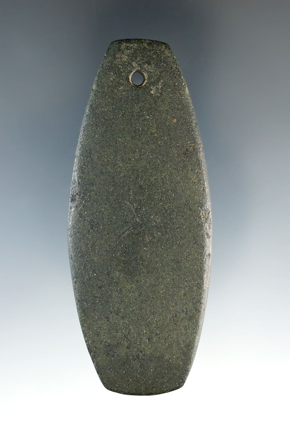 3 1/4" Intrusive Mound Trapezoidal Pendant made from Hardstone, found in Ohio. Pictured!