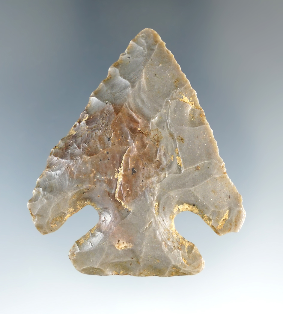 2 1/16" Highly patinated maroon and gray Sonora Deepnotch Bevel. Classic style - Ohio.