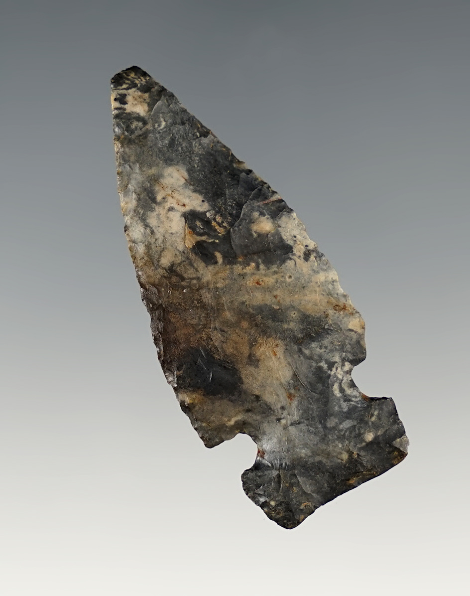 2" Intrusive Mound made from Coshocton Flint. Found in Stark Co., Ohio.