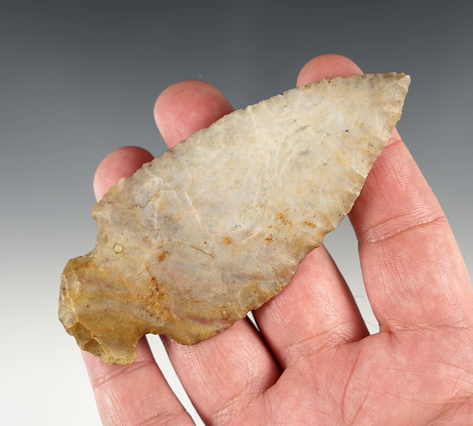 4" Hopewell made from Boyle Chert. Found in Southern Ohio.