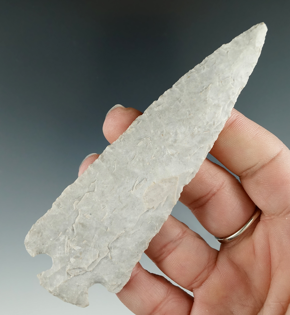 4 3/8" Base Tang Knife found in Medina Co., Texas. Comes with a Rogers COA.