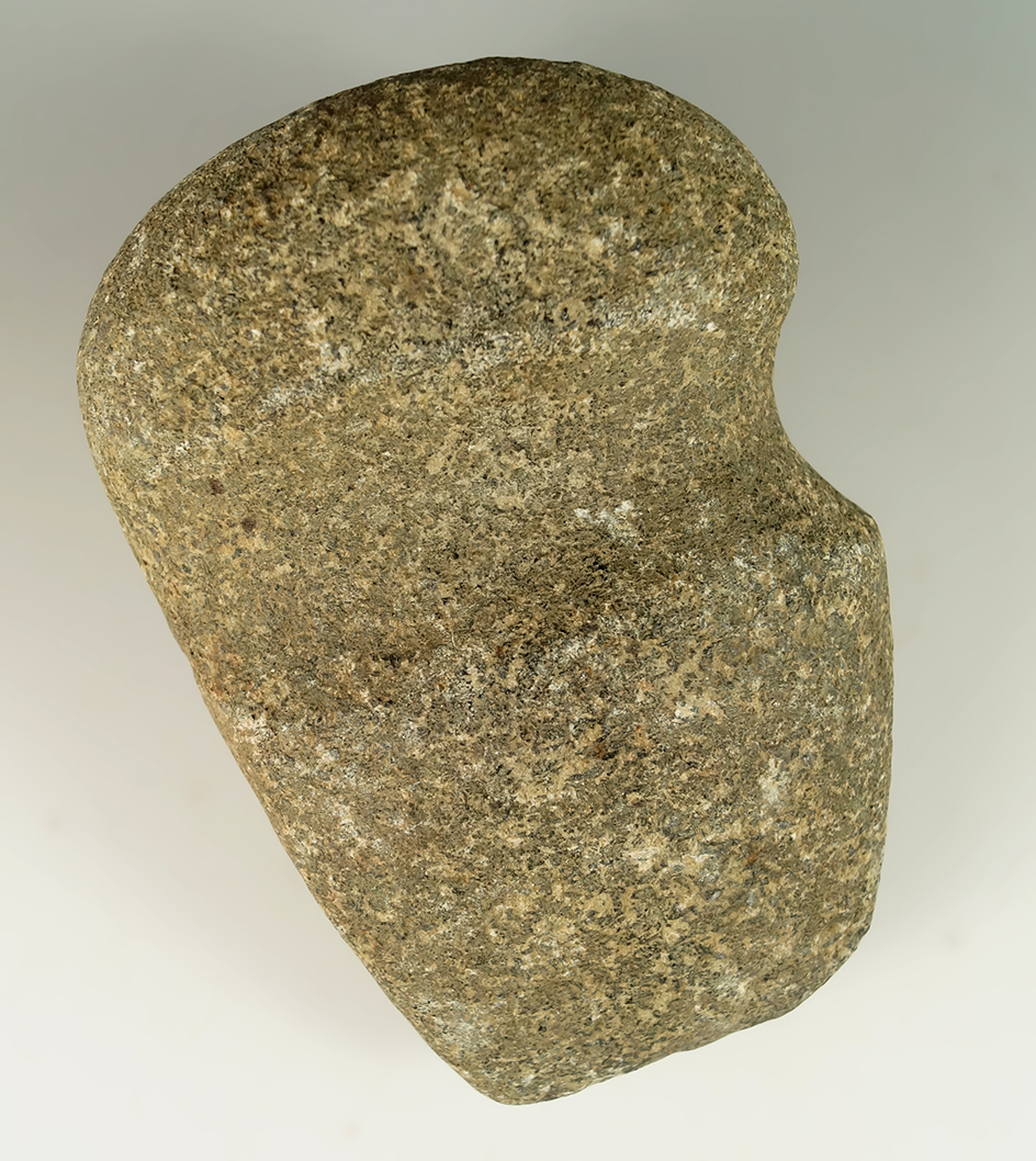 5 3/4" long 3/4 grooved Axe found in Hardin Co.,  Ohio.