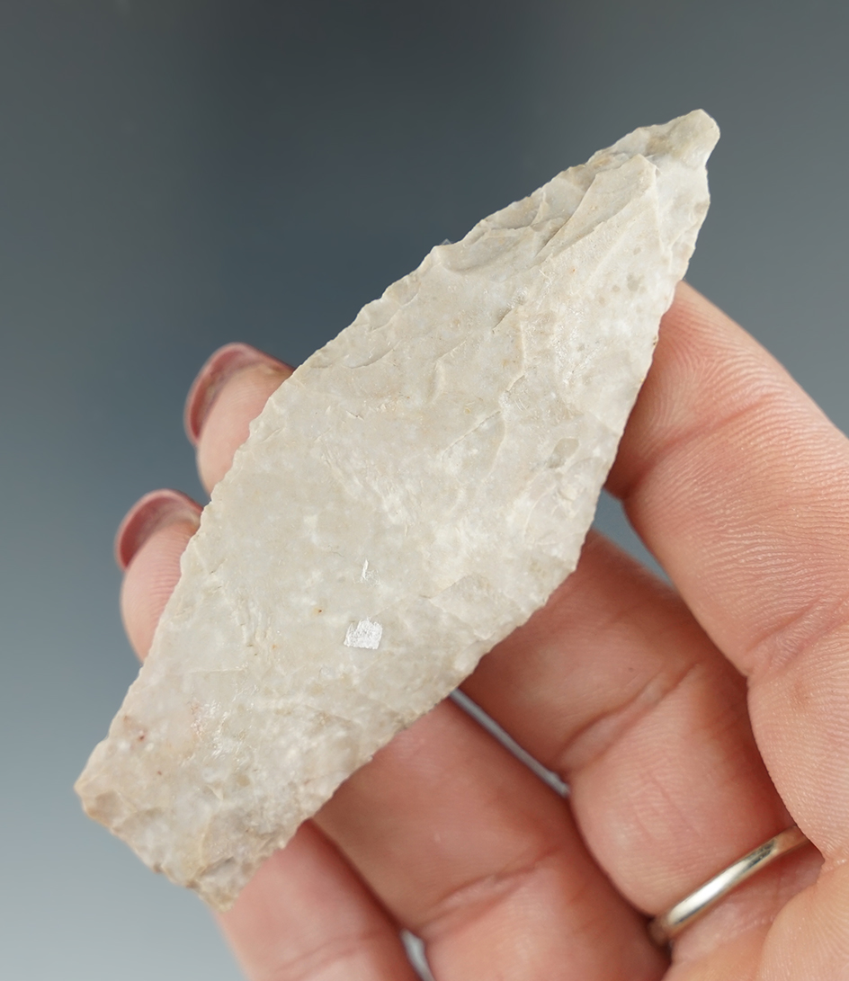 Ex. Perino! 2 7/8" Hell Gap point found near Austin Texas. Ex. Kyle Lord, Gregory Perino.