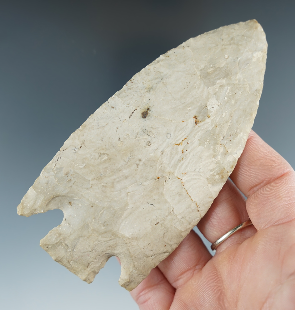 4 1/4" Smith Basal Notch Knife found in Warren Co.,Missouri.