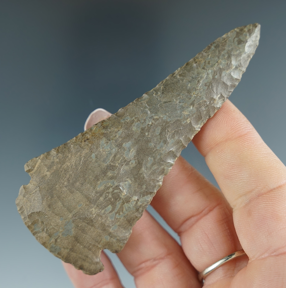 3 1/2" Meadowood made from Dover chert found in Boyle Co.,Kentucky.