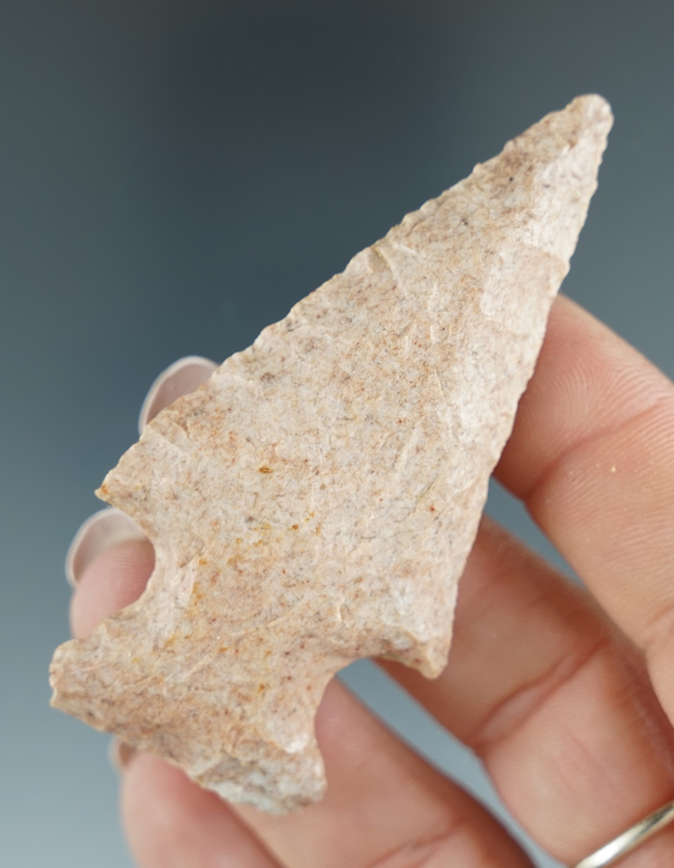 2 3/4" Hopewell found in Cooper Co.,Missouri made from attractive material.