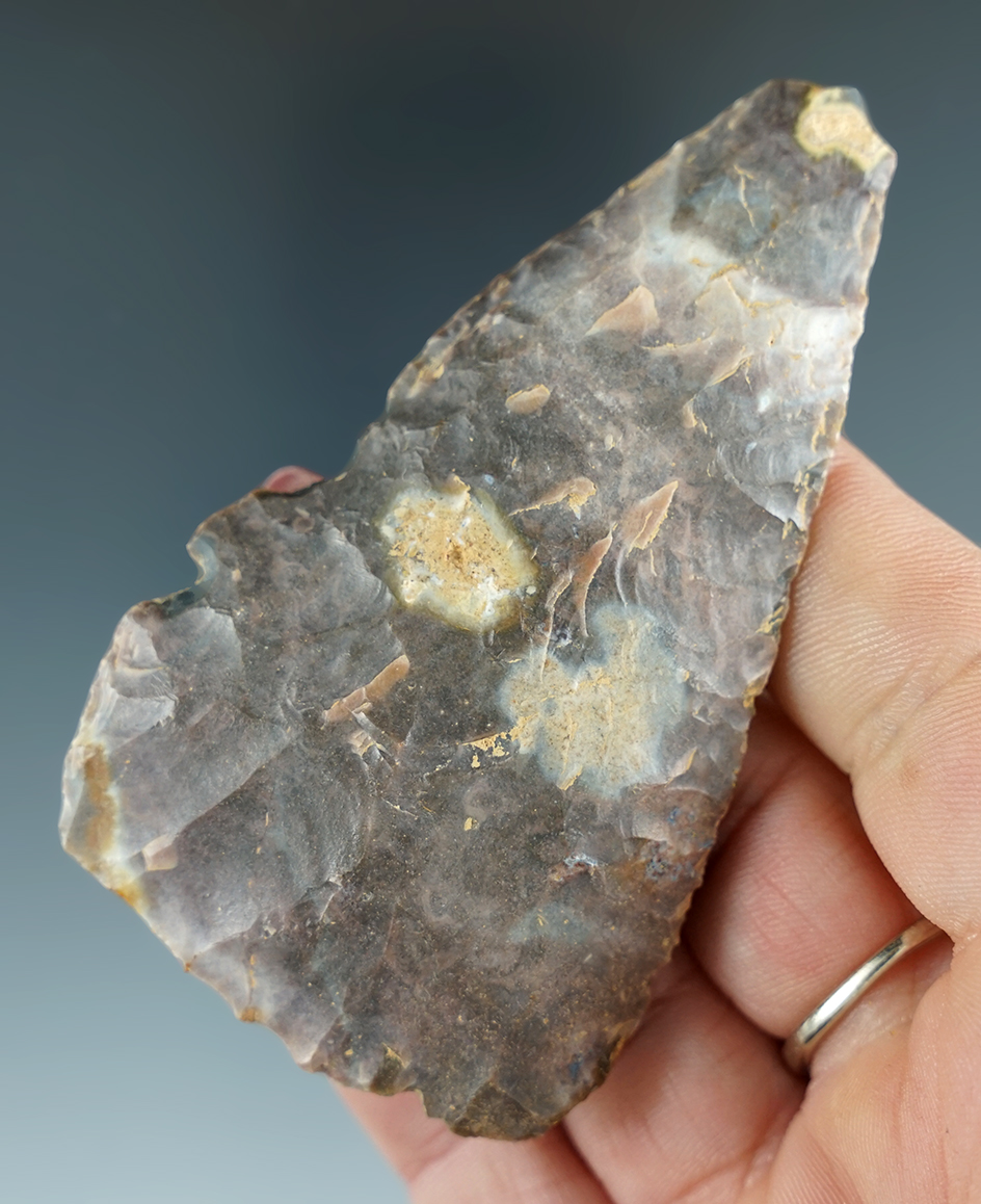 3  1/4" Archaic Blade made from heavily patinated Sonora Flint found in southern Kentucky.