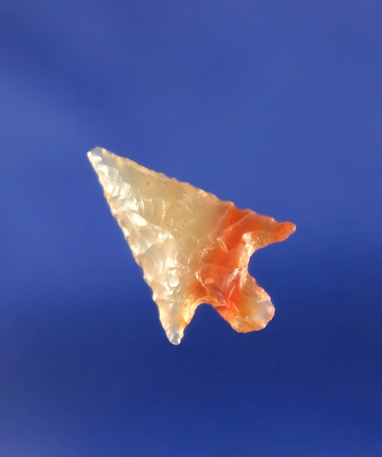 5/8" Columbia River Gempoint made from beautiful red and clear agate found near the Columbia