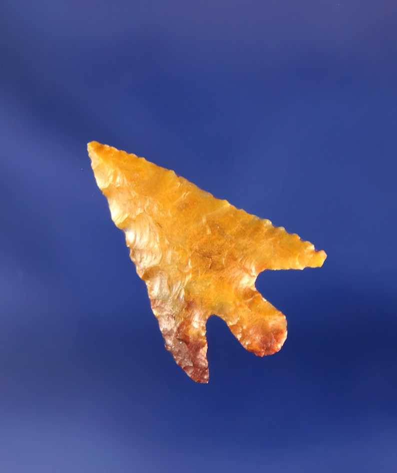 Beautiful style, flaking and material -15/16" multicolored Jasper Gunther found near Medford OR.