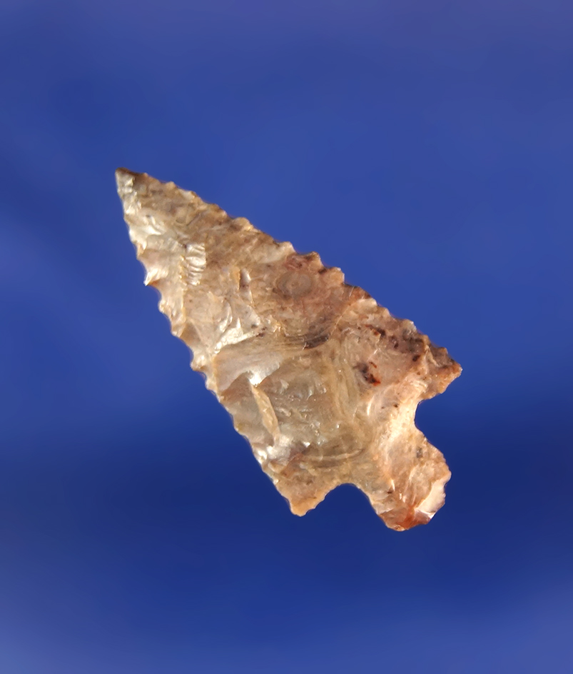 1" nicely serrated Gempoint made from attractive material found near the Columbia River.