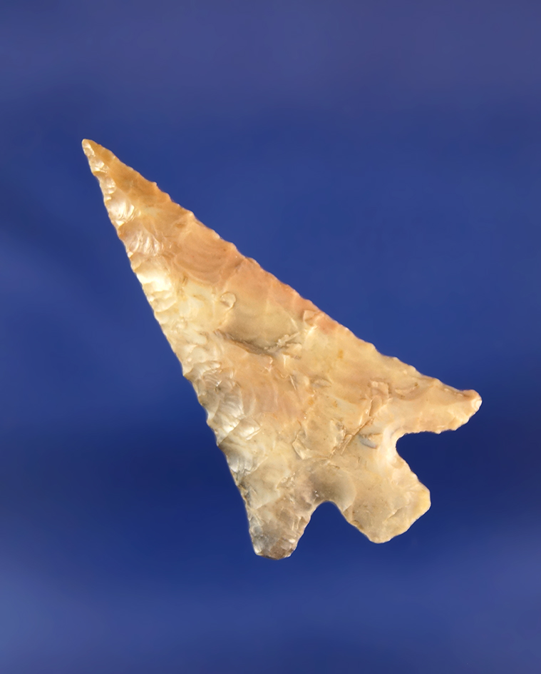 1 7/16" Wallula Rectangular Stemmed. Found near the Columbia River.