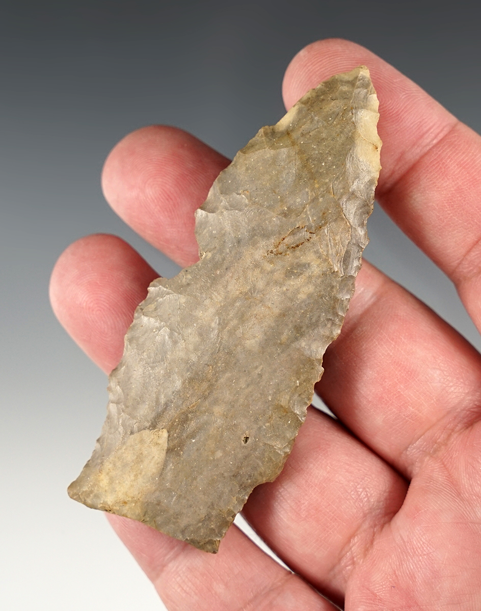 3 1/4" Paleo Stringtown Lance - Morrow Co., Ohio.