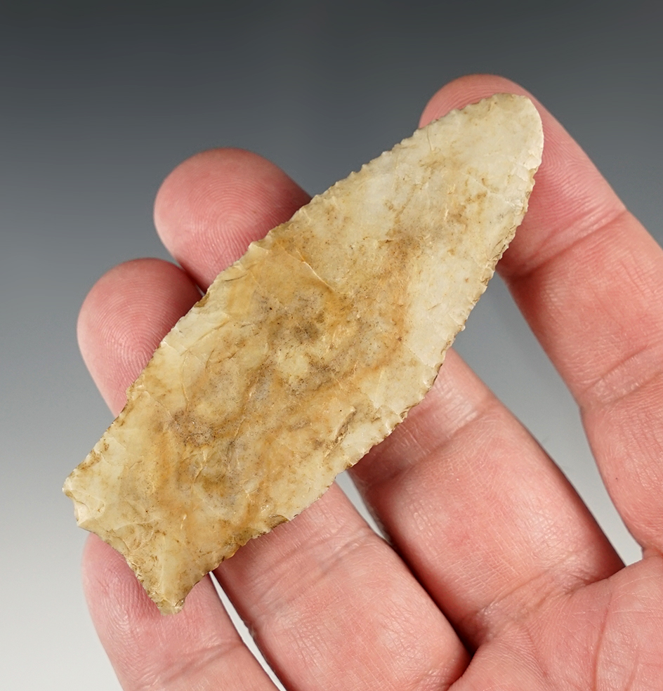 3 3/16" Paleo Stringtown Lance - Franklin Co., Ohio