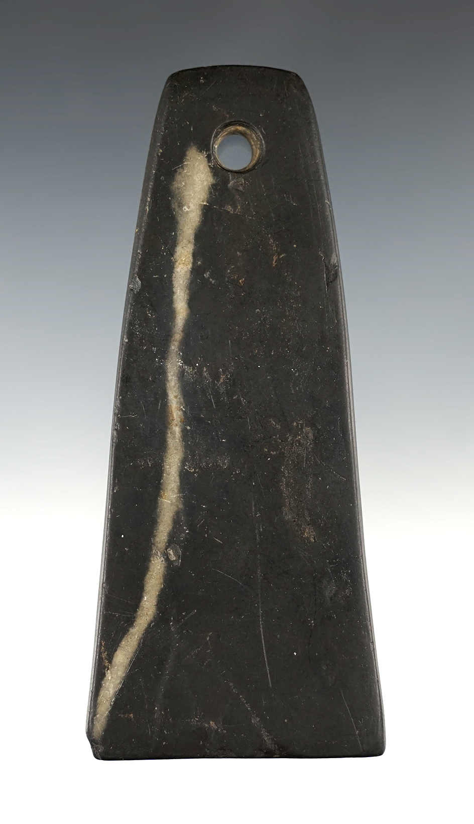 4 1/8" Bell Pendant - Seneca Co., Ohio. Ex. David Root.