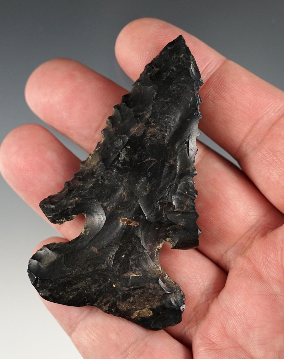 3" OH Thebes point - modern retouch to the tip area.