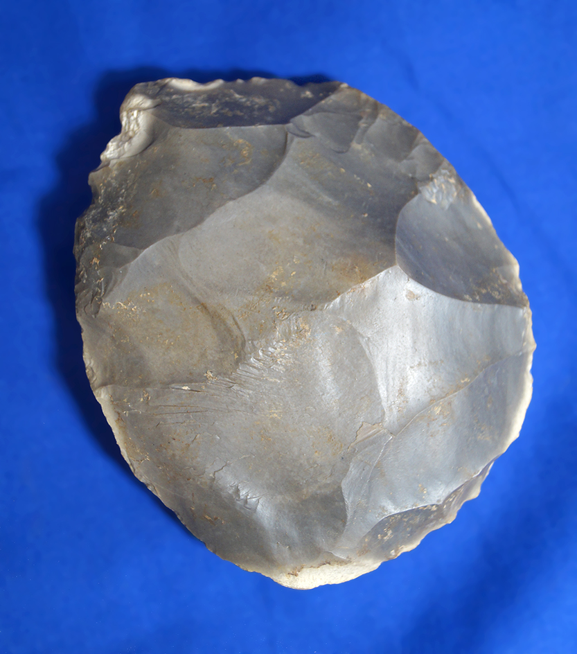 4 3/4" long Hornstone Cache Blade found near Washington courthouse Ohio.