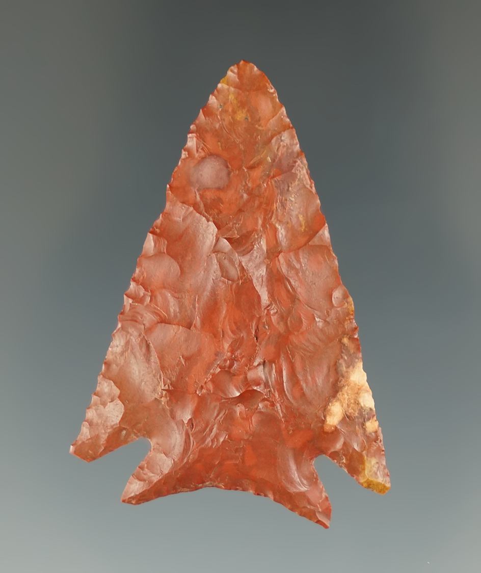 1 7/8" Decatur found in Tennessee and made from Horse Creek Chert. Davis COA.