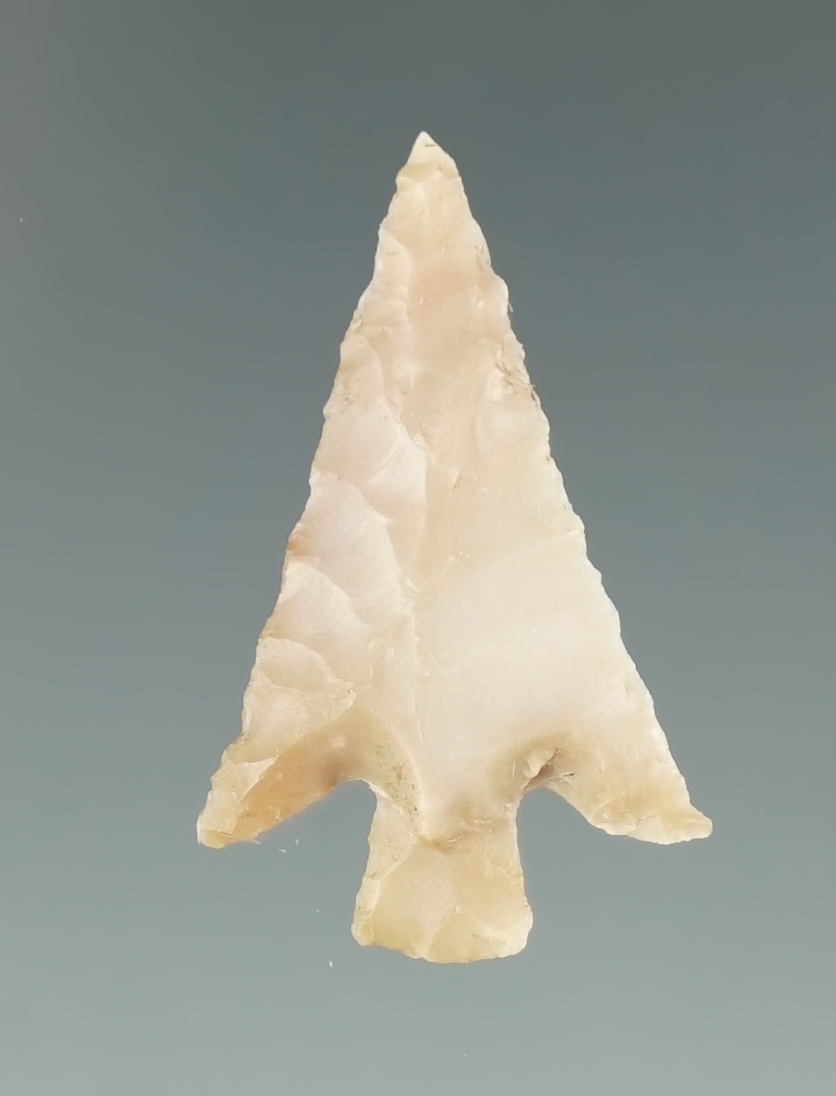 1" Columbia Plateau made from nice material. Found in 1951 in Oregon by Kaye Don Bruce.