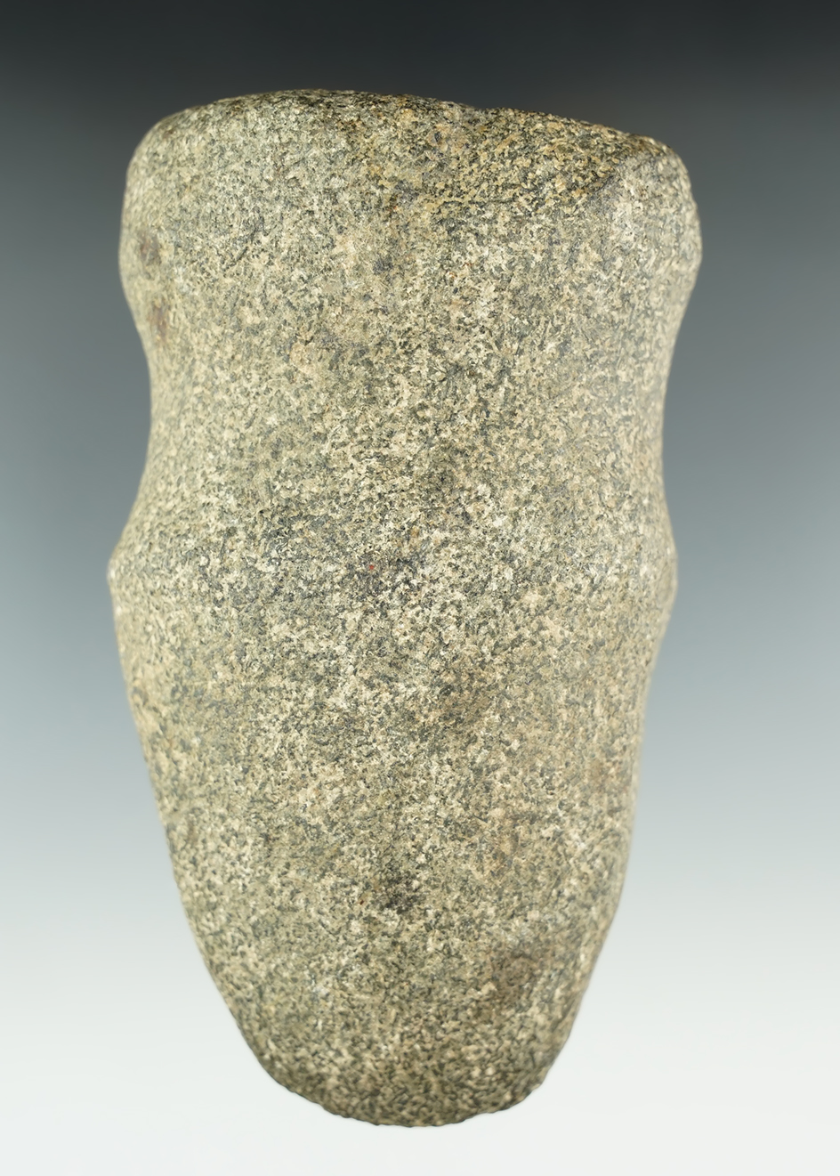 4 1/2" Full Grooved Axe made from Diorite. Found in Huron Co., Ohio in 1952. Pictured.