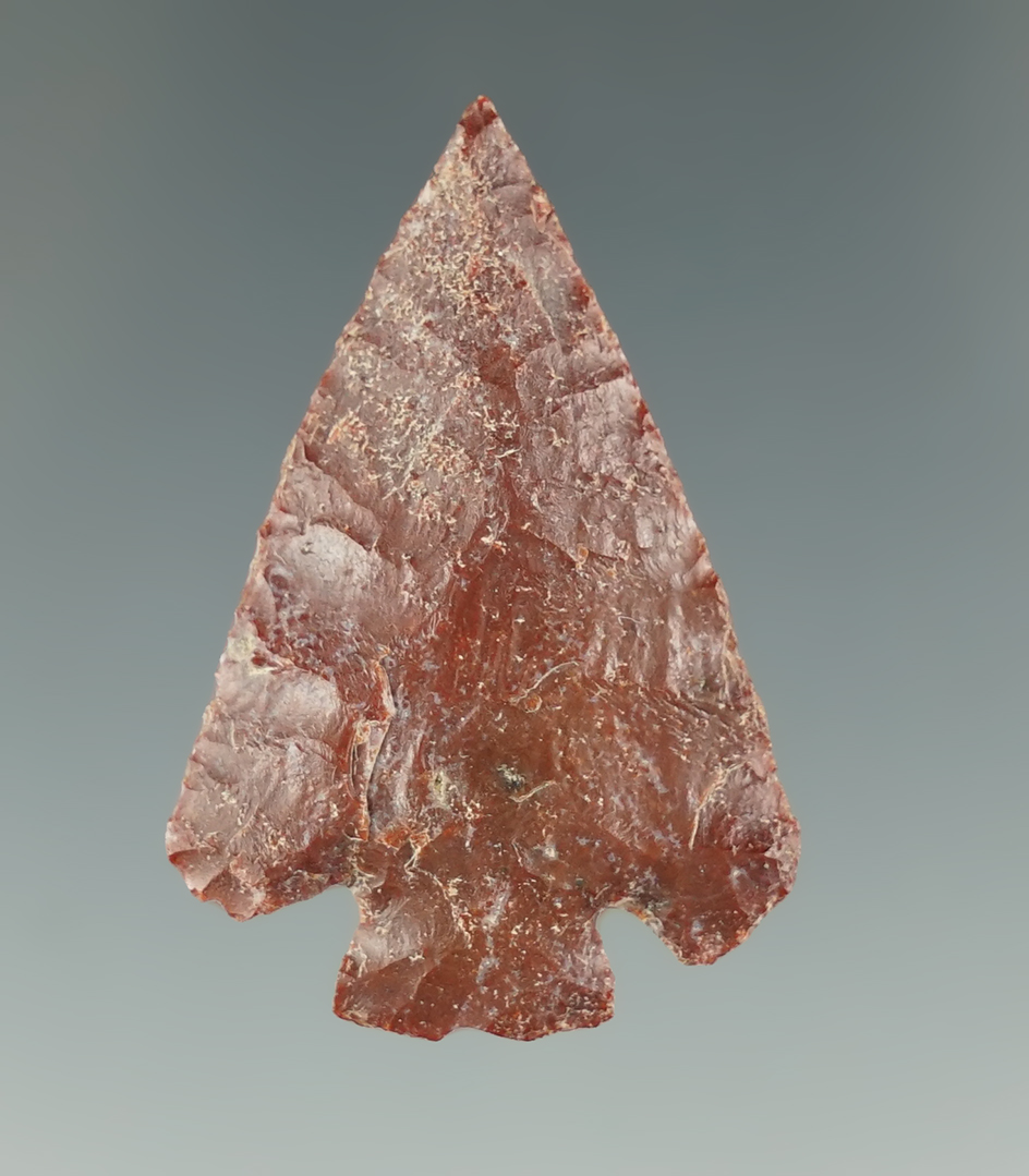 1 1/2" Beautifully styled and nicely flaked Quilomene bar found near the Columbia River.