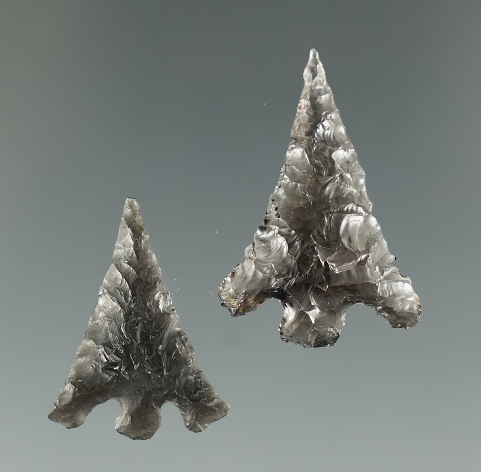 Pair of Eastgates found in Malheur Co., Oregon. Largest is 1".