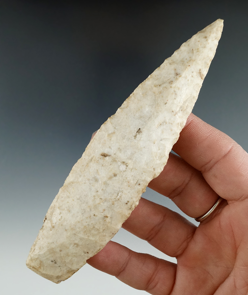 4 15/16" Sedalia found in Adams Co., Illinois. Ex.  E. T. Kelly, R. Anderson, Len Widener collection