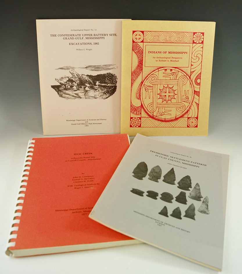 Set of 4 publications in excellent condition on sites in the Mississippi Valley. See photos for info