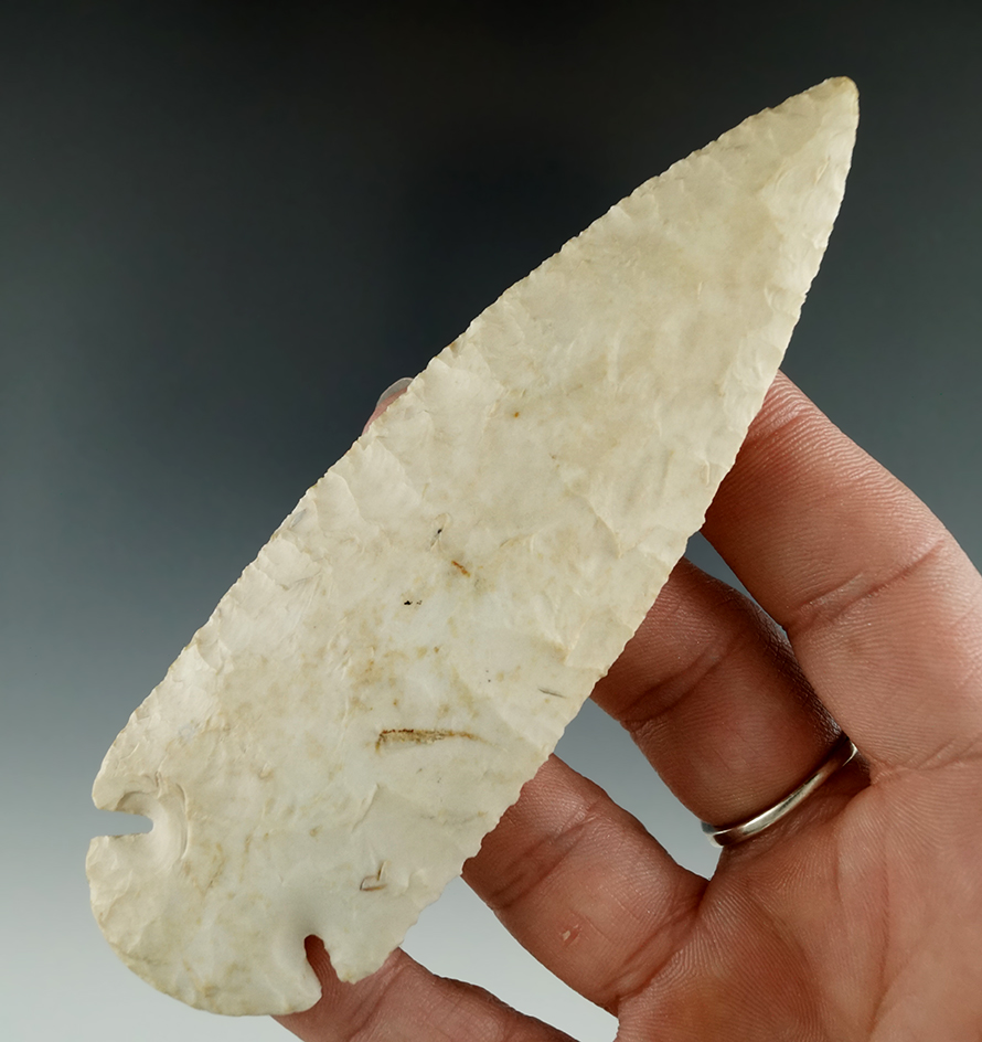 Sale Highlight – Pictured! 4 1/2" beautifulDovetail found at the Godar site by Al Godar 3 COAs.