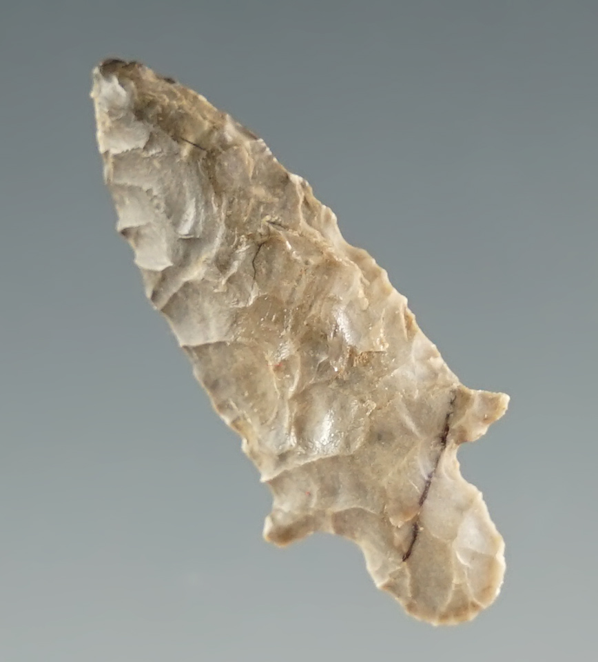 15/16" Klickitat Dagger found near the Columbia River, Umatilla, OR. Pictured in Overstreet #8