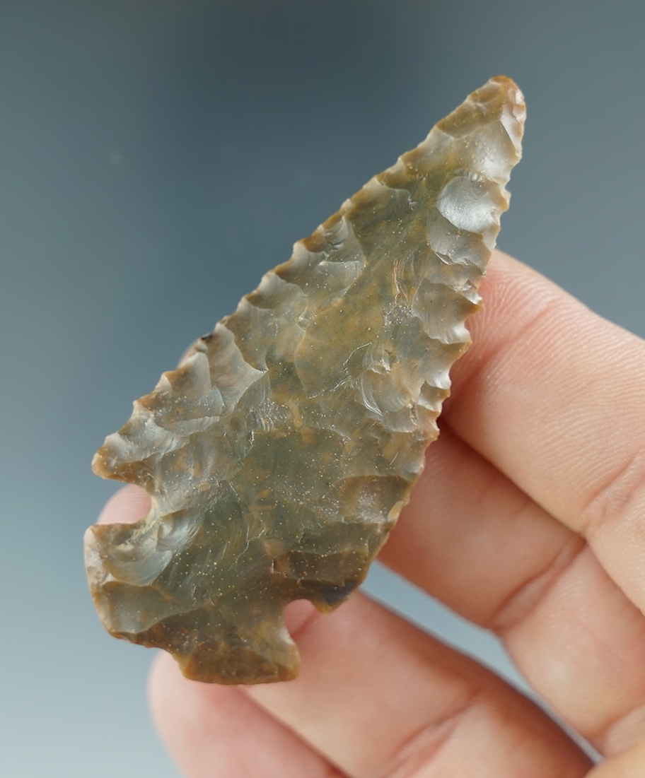 Nice! 2 9/16" Notched Base Dovetail made from beautiful Sonora Flint found in Lincoln County KY.