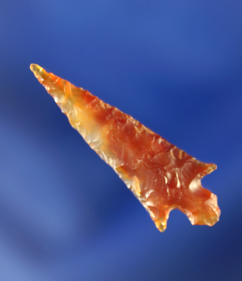 1 1/8" Klickitat Dagger made from beautiful semi translucent carnelian agate