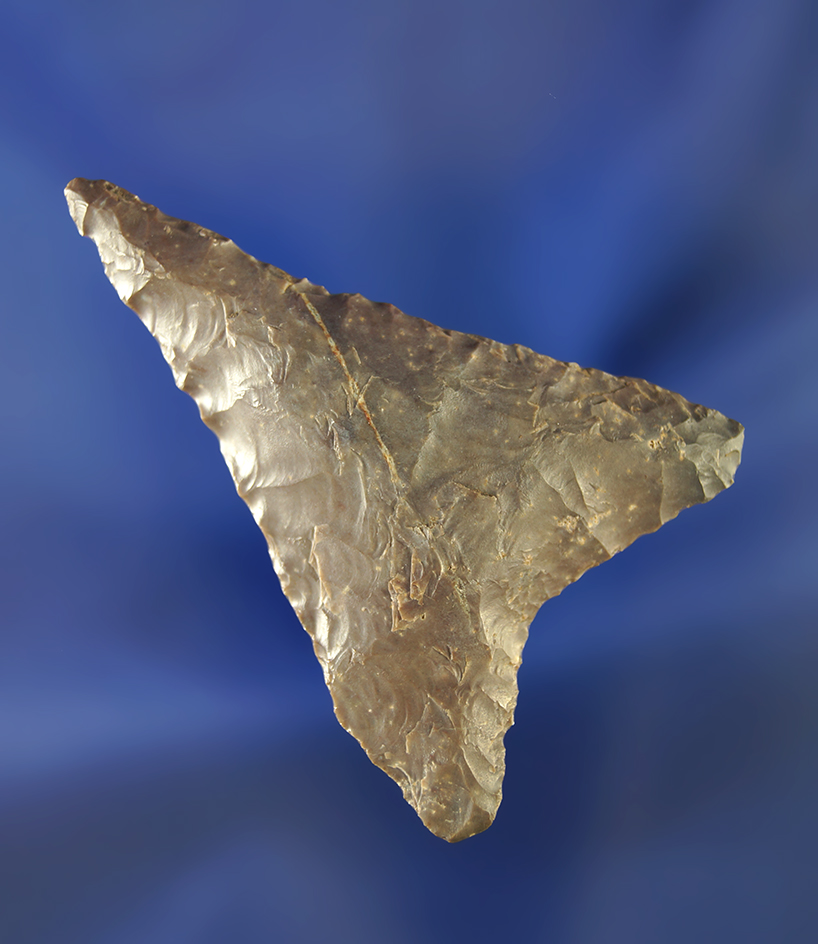 2" Columbia Mule Ear that is very heavily patinated.