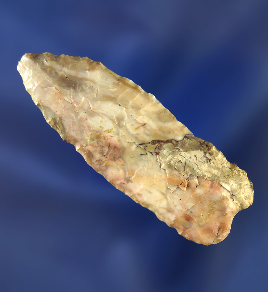 2 7/16" Humboldt Knife made from attractive Agatized Wood.