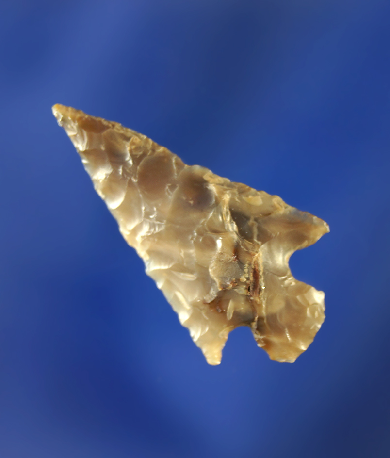 1 1/16" Columbia Plateau split stem made from attractive semi translucent mottled agate.