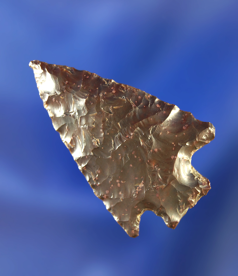 1 1/2" Merrybell made from beautiful red Jasper found by Dewey Schmid along the Mid Columbia