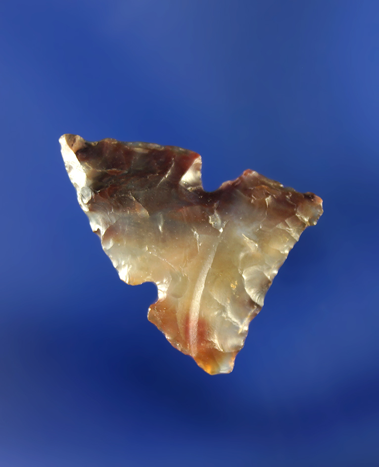 5/8" Desert Delta Sidenotch made from beautiful semi translucent multicolored Agate.