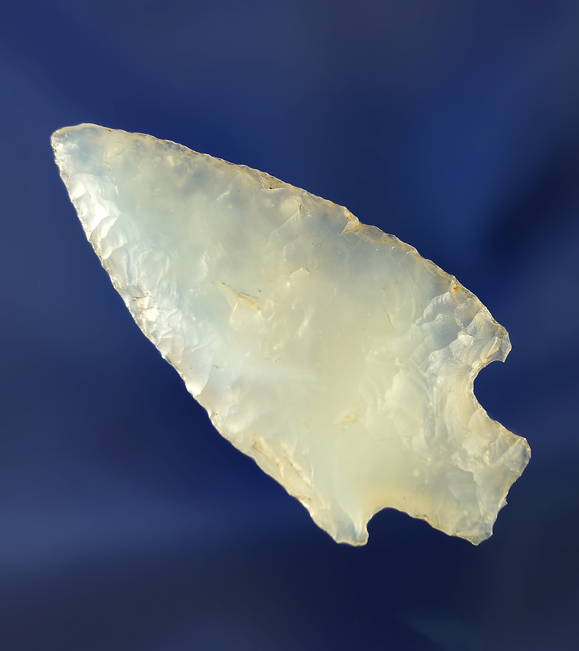 2" Gatecliff made from beautiful ice agate that is highly translucent. Found near the Columbia