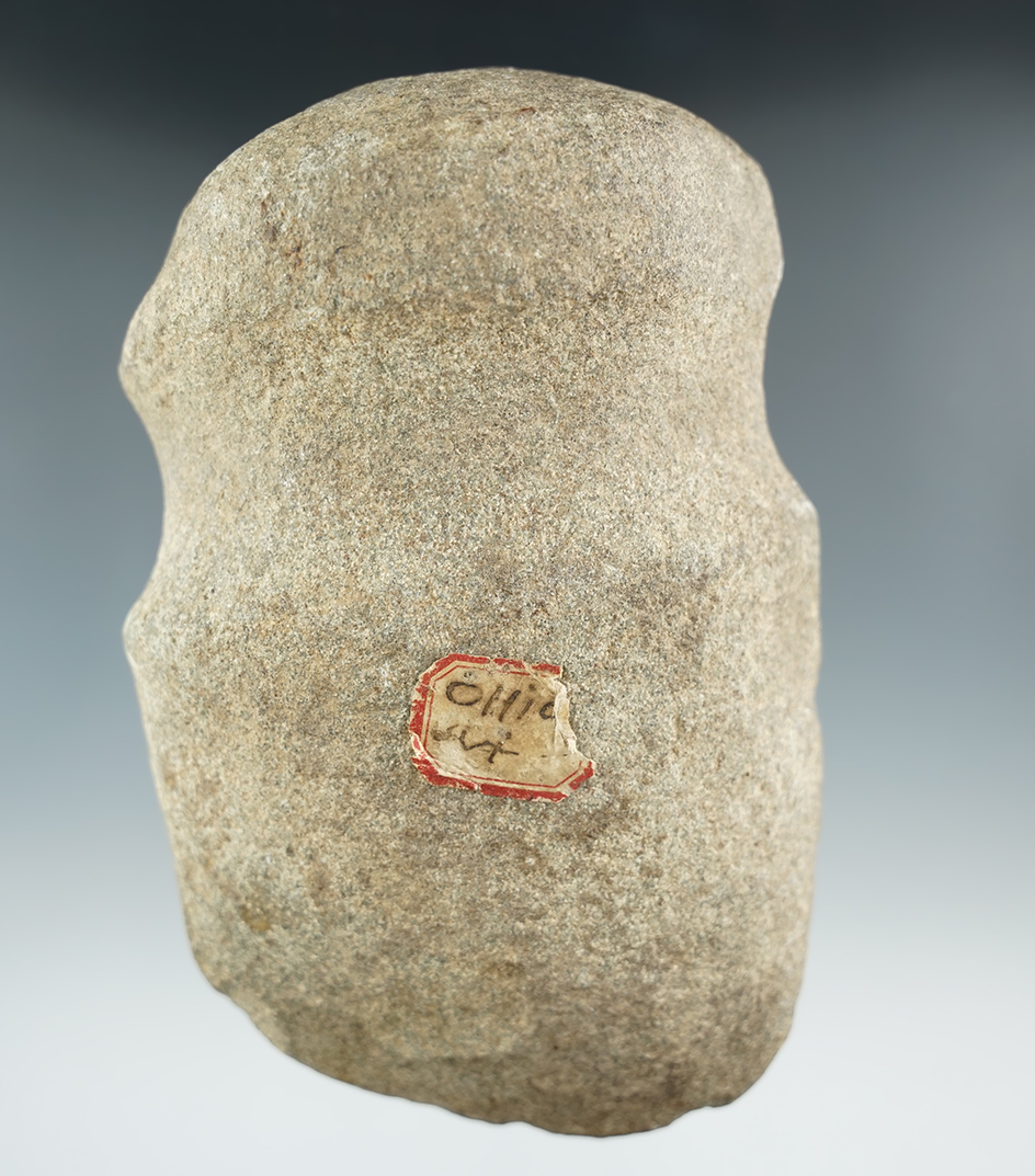 5 3/8" full grooved Archaic Axe found in Ohio.