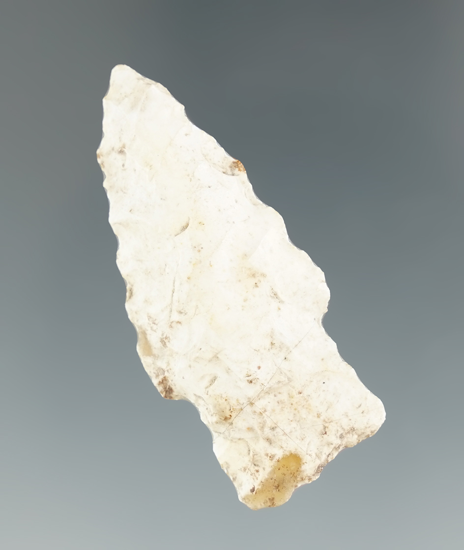 1 3/4" Lind Coolee Paleo found by Dr. Robert E. Stewart near Sunnyside, Washington.