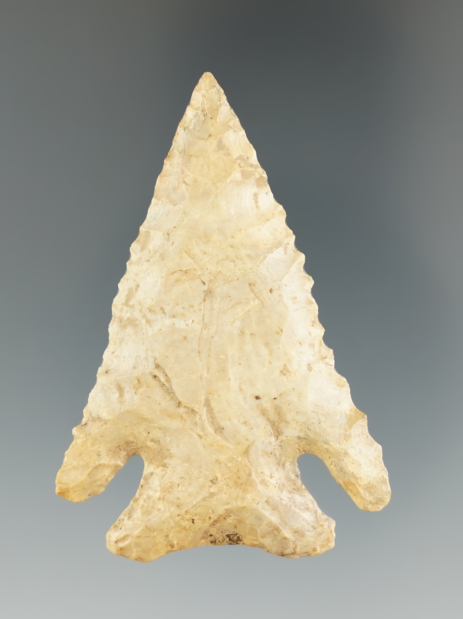 2 7/16" Pine Tree with restoration to one ear found in Lincoln County Kentucky.